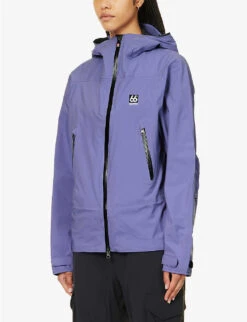 Exclusive Unisex Snaefell Funnel-neck Shell Jacket -KOOPES Clothing Shop R04180748 WILDVIOLA ALT02