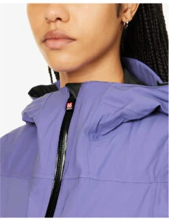 Exclusive Unisex Snaefell Funnel-neck Shell Jacket -KOOPES Clothing Shop R04180748 WILDVIOLA ALT05