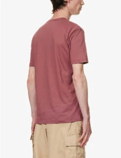 BELSTAFF Brand-patch Cotton-jersey T-shirt 10 BELSTAFF Brand-patch Cotton-jersey T-shirt -KOOPES Clothing Shop R04180837 MULBERRY ALT03