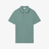 Reiss Peters Slim-fit Cotton Polo Shirt -KOOPES Clothing Shop R04180971 SAGE M