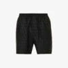 Valentino Brand-print Regular-fit Shorts -KOOPES Clothing Shop R04181445 ICONOGRAPHBLACKBLACK M
