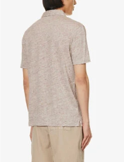 Sunspel Split-hem Short-sleeved Regular-fit Linen Polo Shirt 10 Sunspel Split-hem Short-sleeved Regular-fit Linen Polo Shirt -KOOPES Clothing Shop R04181928 OATMEALMELANGE ALT03