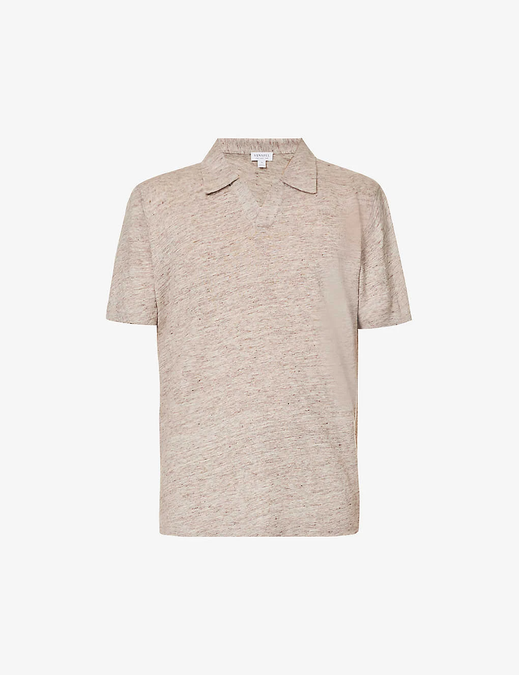 Sunspel Split-hem Short-sleeved Regular-fit Linen Polo Shirt 3 Sunspel Split-hem Short-sleeved Regular-fit Linen Polo Shirt