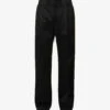 Sacai Drawstring-waistband Wide-leg Cotton Trousers -KOOPES Clothing Shop R04182045 BLACK M