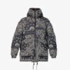 Sacai Bandana-printed Hooded Cotton-canvas Jacket -KOOPES Clothing Shop R04182046 NAVY M