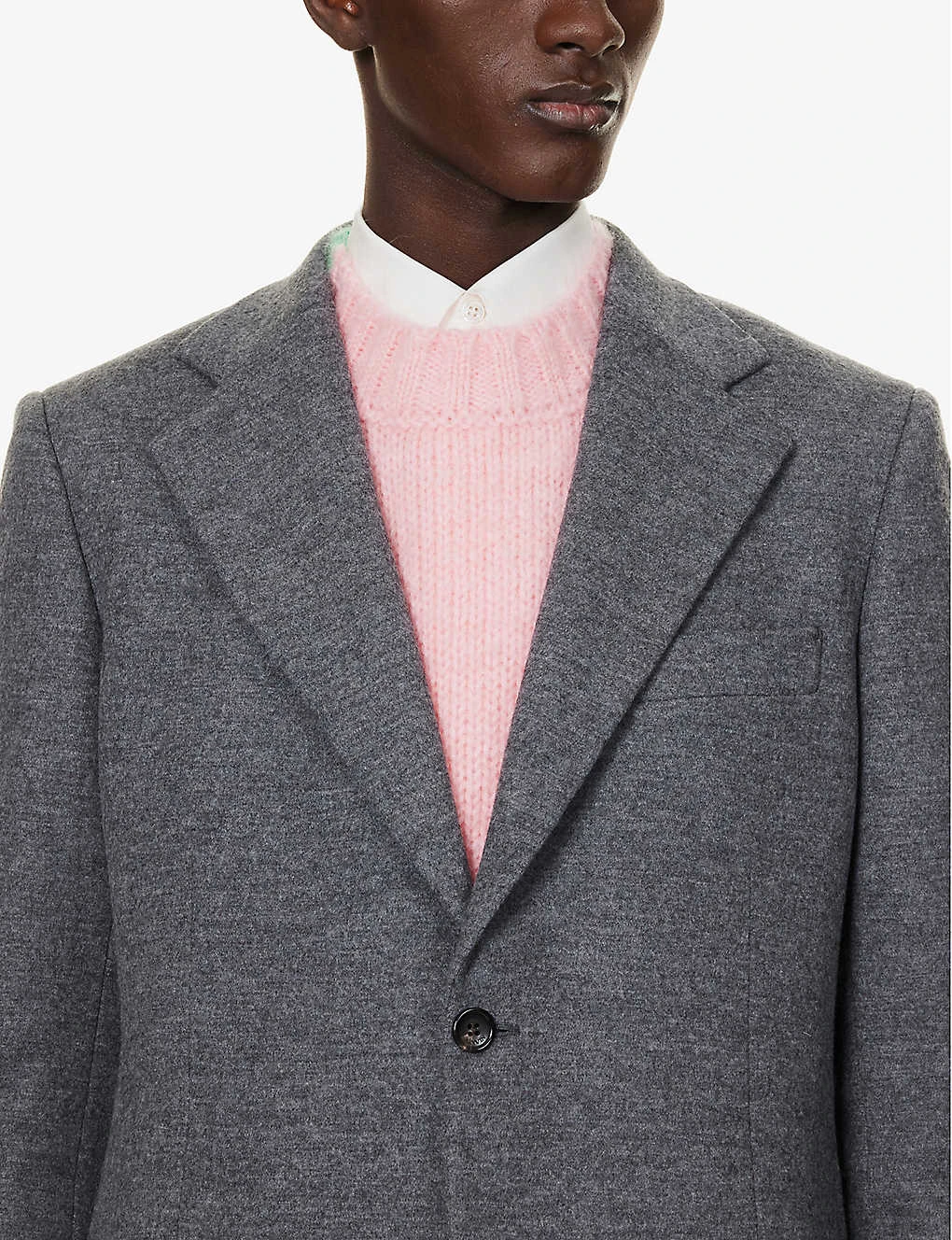 Lanvin Welt-pocket Notched-lapel Regular-fit Wool Jacket 7 Lanvin Welt-pocket Notched-lapel Regular-fit Wool Jacket - Image 5