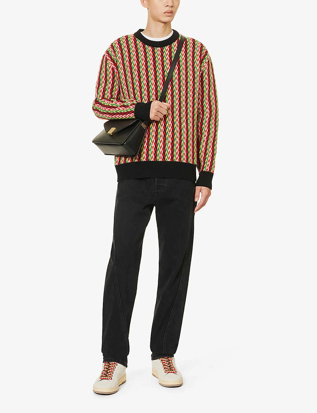 Lanvin Twisted Brand-patch Slim-fit Jeans 4 Lanvin Twisted Brand-patch Slim-fit Jeans - Image 2