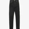 Lanvin Twisted Brand-patch Slim-fit Jeans -KOOPES Clothing Shop R04182743 BLACK M