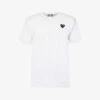 Comme Des Garçons Play Heart-appliqué Regular-fit Cotton-jersey T-shirt 2 Comme Des Garçons Play Heart-appliqué Regular-fit Cotton-jersey T-shirt -KOOPES Clothing Shop R04182758 WHITE M