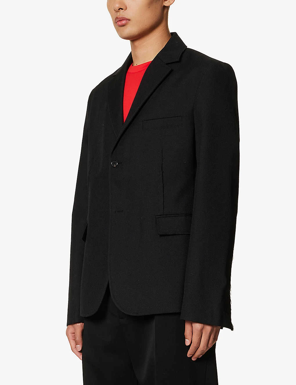 Jacquemus La Veste Disgreghi Raw-edge Regular-fit Wool Blazer 5 Jacquemus La Veste Disgreghi Raw-edge Regular-fit Wool Blazer - Image 3