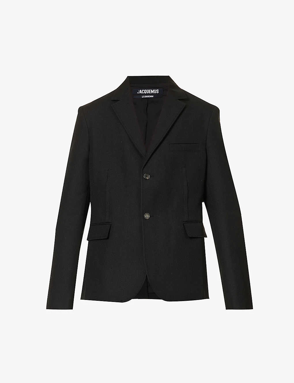 Jacquemus La Veste Disgreghi Raw-edge Regular-fit Wool Blazer 3 Jacquemus La Veste Disgreghi Raw-edge Regular-fit Wool Blazer