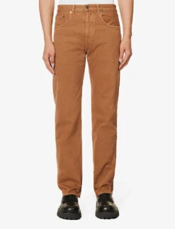 Jacquemus Le De Nîmes Fresa Regular-fit Mid-rise Jeans 9 Jacquemus Le De Nîmes Fresa Regular-fit Mid-rise Jeans -KOOPES Clothing Shop R04182841 CAMELBEIGE ALT02