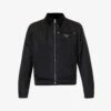 Prada Logo-plaque Spread-collar Recycled-polyamide Jacket