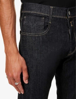 Replay Anbass Regular-fit Tapered-leg Stretch-denim Jeans -KOOPES Clothing Shop R04186400 HAVANA ALT05