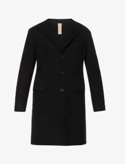 ELEVENTY Single-breasted Notched-lapel Regular-fit Wool-blend Jacket