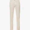 ELEVENTY Regular-fit Tapered-leg Stretch-cotton Trousers -KOOPES Clothing Shop R04187297 SAND M