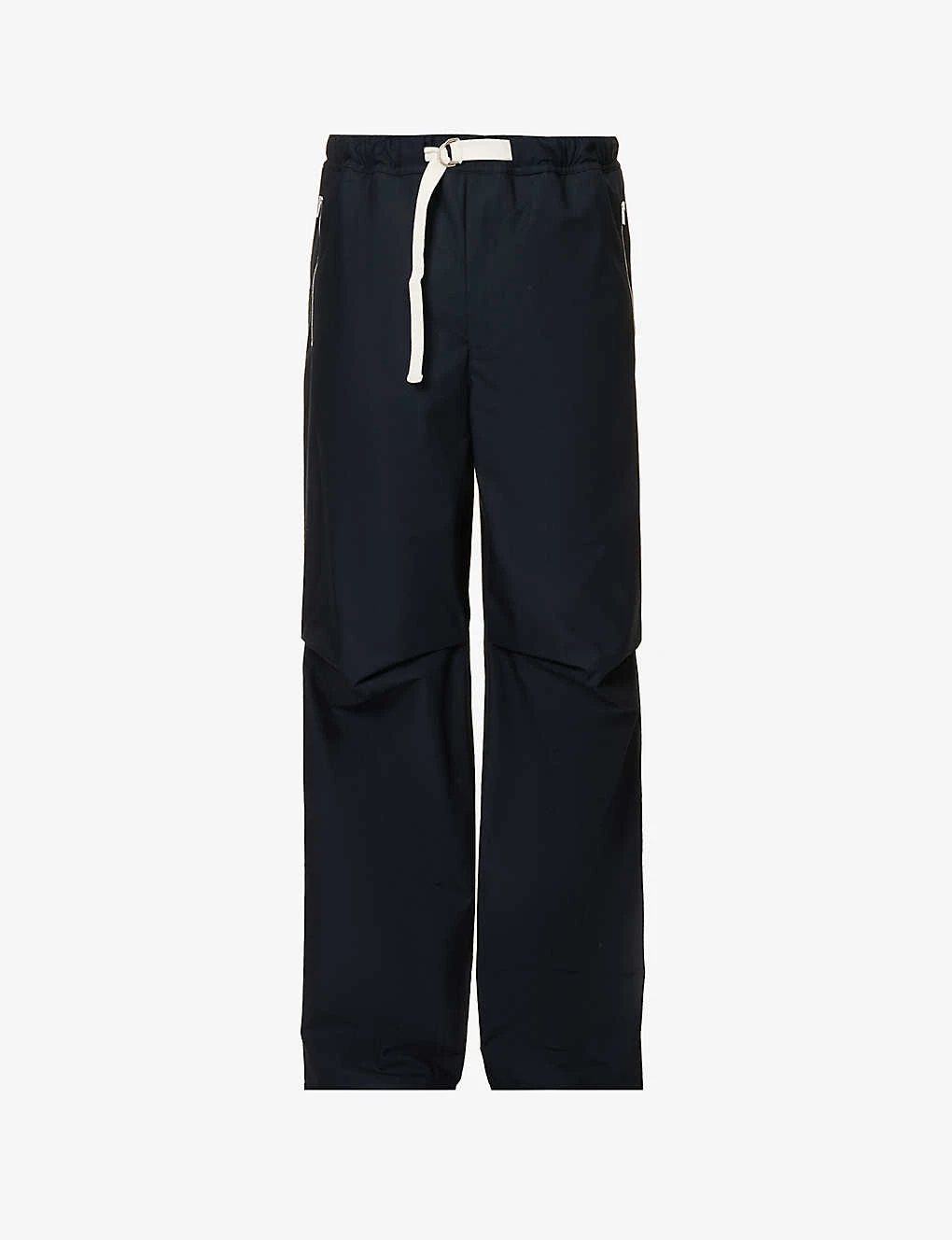 Jil Sander Drawstring-waistband Relaxed-fit Straight-leg Cotton Trousers 3 Jil Sander Drawstring-waistband Relaxed-fit Straight-leg Cotton Trousers