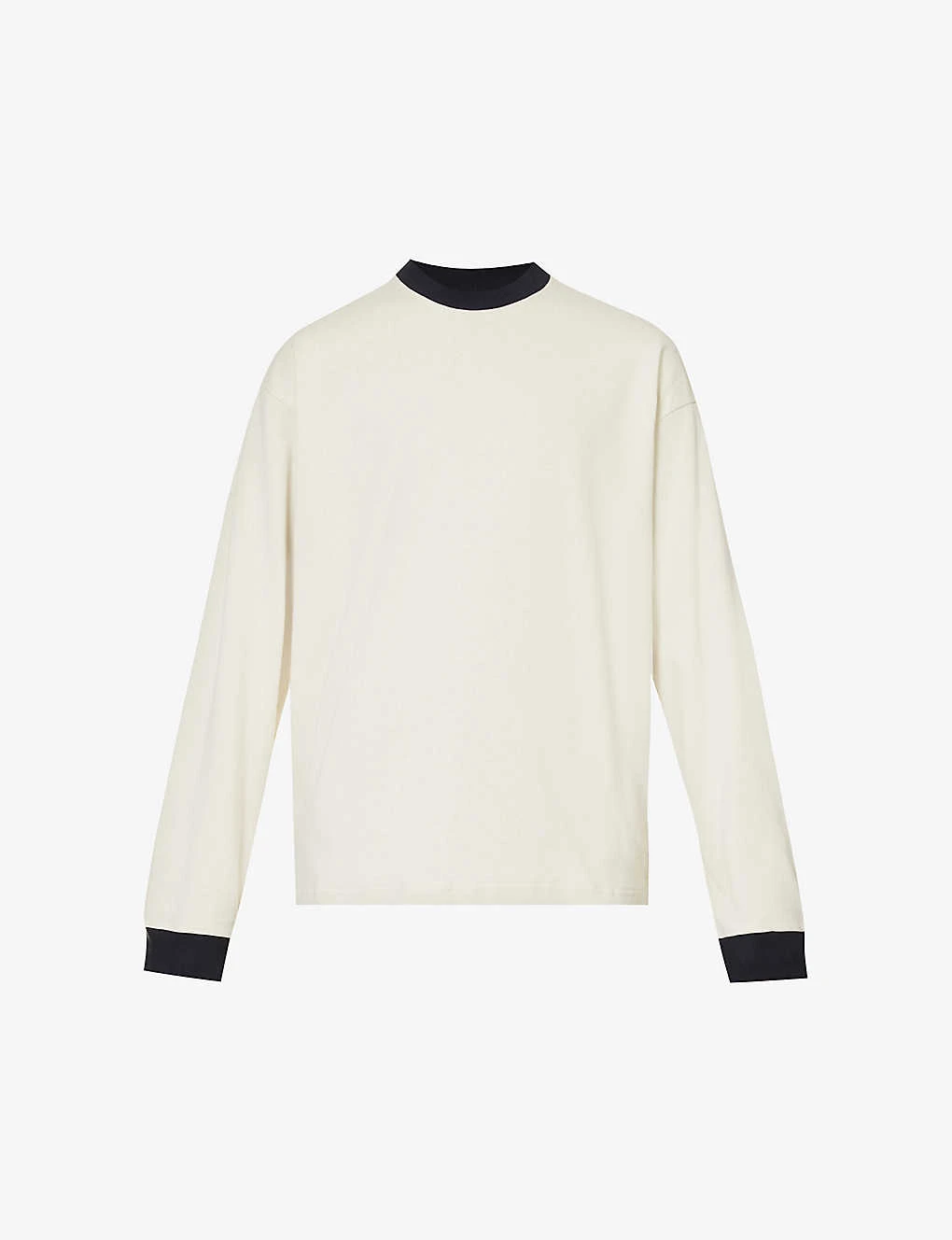 Stone Island Marina Brand-print Long-sleeved Cotton-jersey T-shirt 3 Stone Island Marina Brand-print Long-sleeved Cotton-jersey T-shirt