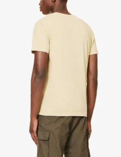 Stone Island Compass Graphic-print Cotton-jersey T-shirt 10 Stone Island Compass Graphic-print Cotton-jersey T-shirt -KOOPES Clothing Shop R04188779 NATURALBEIGE ALT03