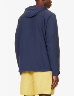 Patagonia Isthmus Funnel-neck Relaxed-fit Recycled-nylon Anorak -KOOPES Clothing Shop R04189537 NEWNAVY ALT03