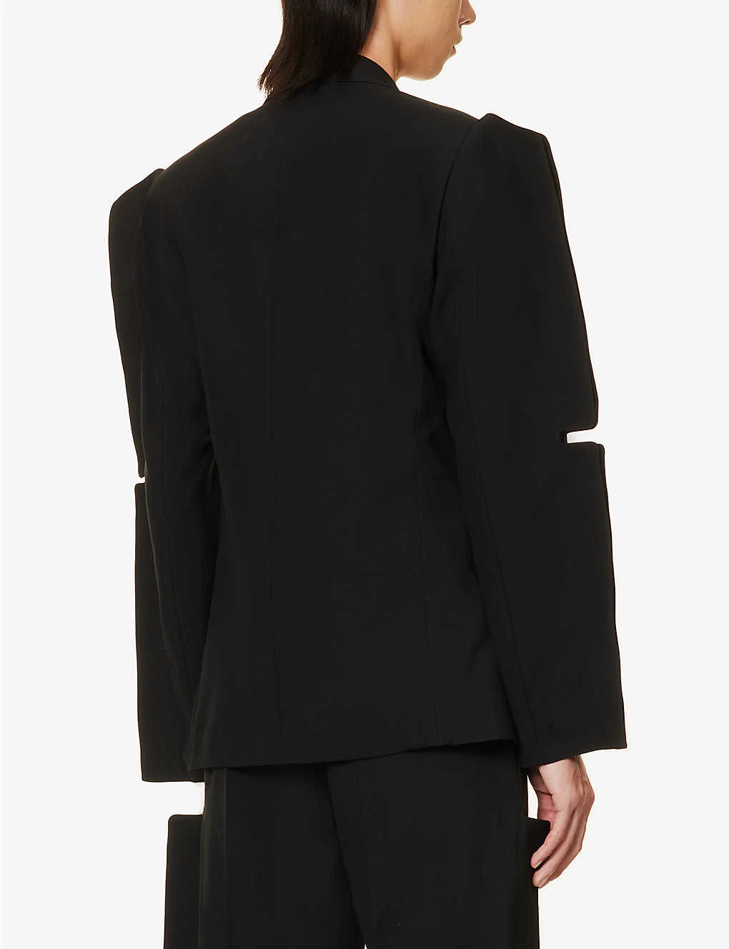 Icarus Padded-shoulder Slim-fit Wool Blazer 6 Icarus Padded-shoulder Slim-fit Wool Blazer - Image 4