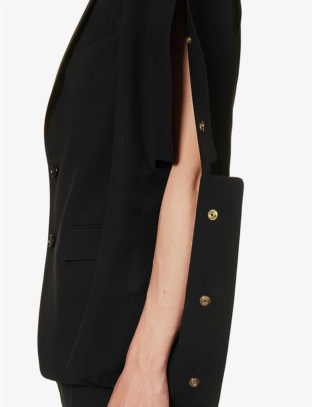 Icarus Padded-shoulder Slim-fit Wool Blazer 8 Icarus Padded-shoulder Slim-fit Wool Blazer - Image 6