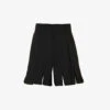 Sun Fringed-cuff Wool Shorts