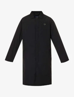 Fred Perry Brand-embroidered Slip-pocket Relaxed-fit Recycled-polyamide Jacket
