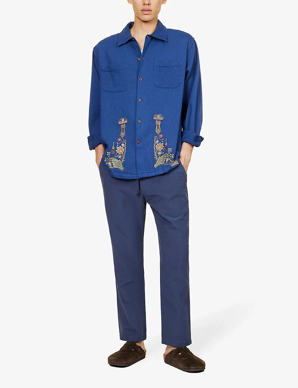 CITIZENS OF HUMANITY Delon Tapered-leg Mid-rise Cotton And Linen-blend Trousers 4 CITIZENS OF HUMANITY Delon Tapered-leg Mid-rise Cotton And Linen-blend Trousers - Image 2