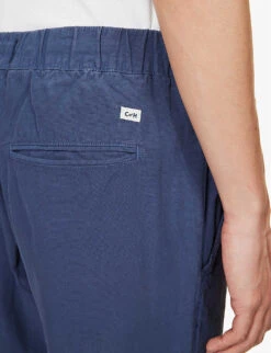 CITIZENS OF HUMANITY Delon Tapered-leg Mid-rise Cotton And Linen-blend Trousers 11 CITIZENS OF HUMANITY Delon Tapered-leg Mid-rise Cotton And Linen-blend Trousers -KOOPES Clothing Shop R04191342 LECOTEDKBLUE ALT04