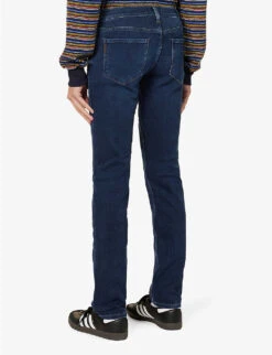 Paige Lennox Belt-loop Slim-fit Stretch-denim Jeans -KOOPES Clothing Shop R04192291 JENKINS ALT03