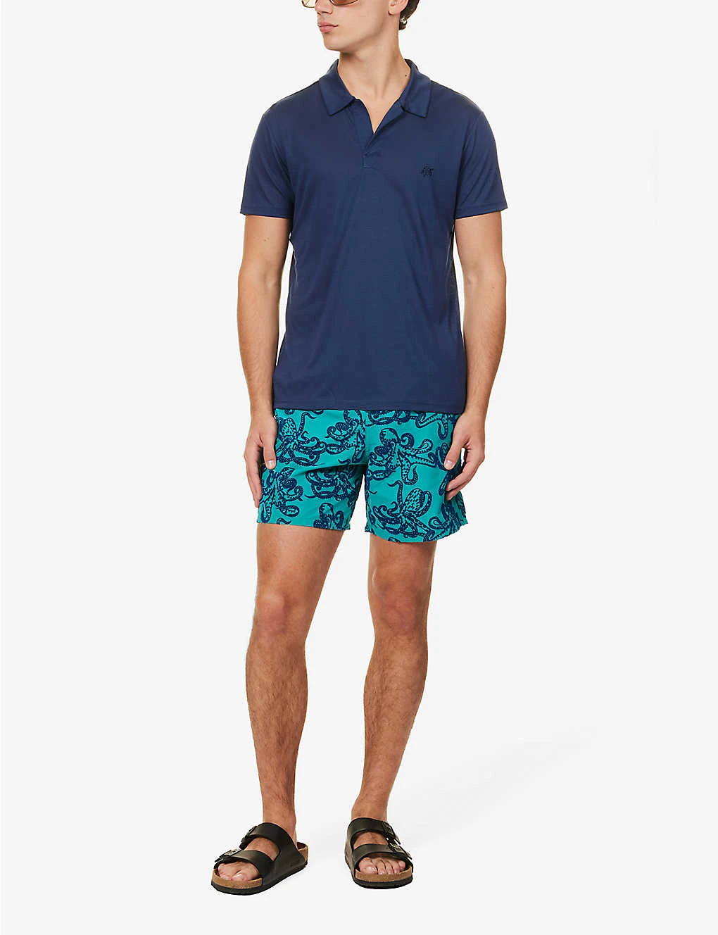 Vilebrequin Pirinol Brand-embroidered Regular-fit Jersey Polo Shirt 4 Vilebrequin Pirinol Brand-embroidered Regular-fit Jersey Polo Shirt - Image 2