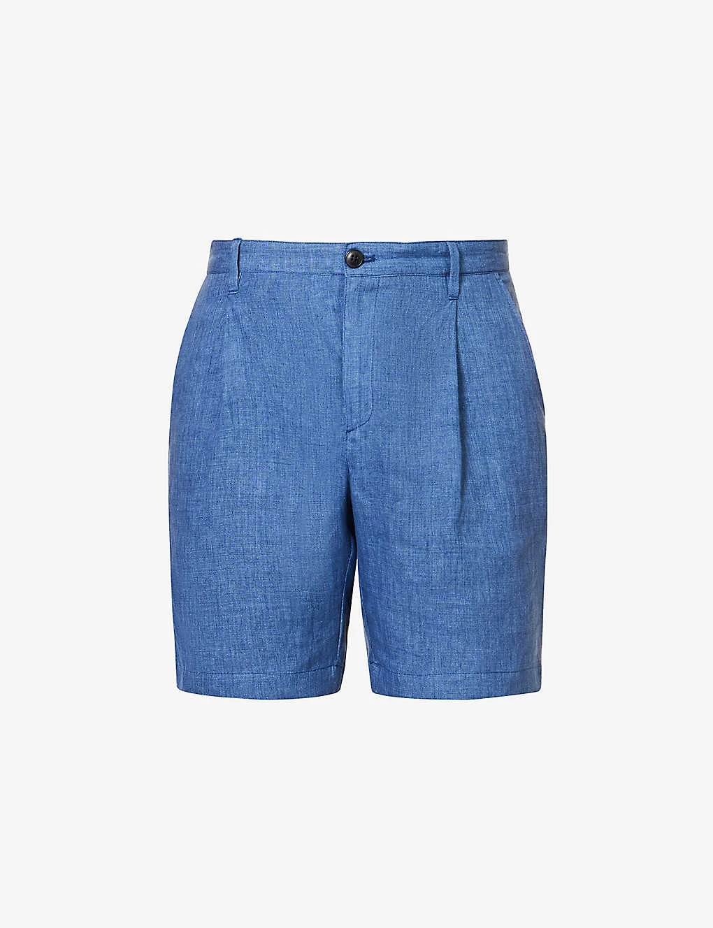 Sunspel Pleated Mid-rise Linen Shorts 3 Sunspel Pleated Mid-rise Linen Shorts