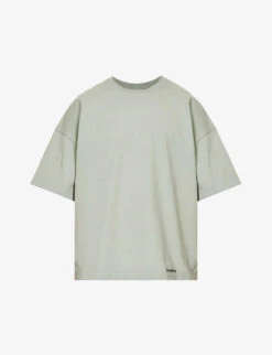Brand-embroidered Oversized-fit Cotton-jersey T-shirt
