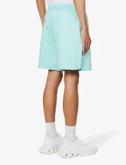 Emporio Armani Logo-embroidered Mid-rise Stretch-cotton Blend Shorts -KOOPES Clothing Shop R04196985 ACQUACHIARA ALT03