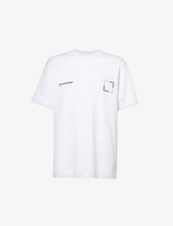 Square Logo-print Organic Cotton-jersey T-shirt